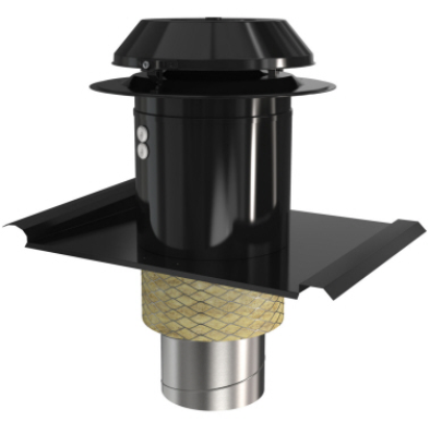 THB 200 Hood w.cover pl. black (FLAT)