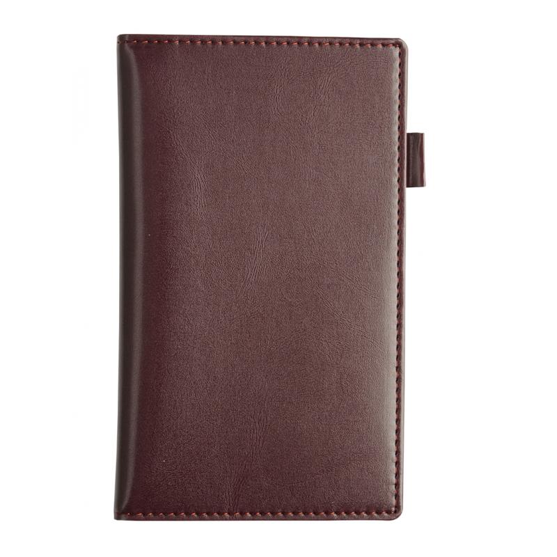 Deluxe Newcalf Pocket Wallet With Comb Bound Diary Insert
