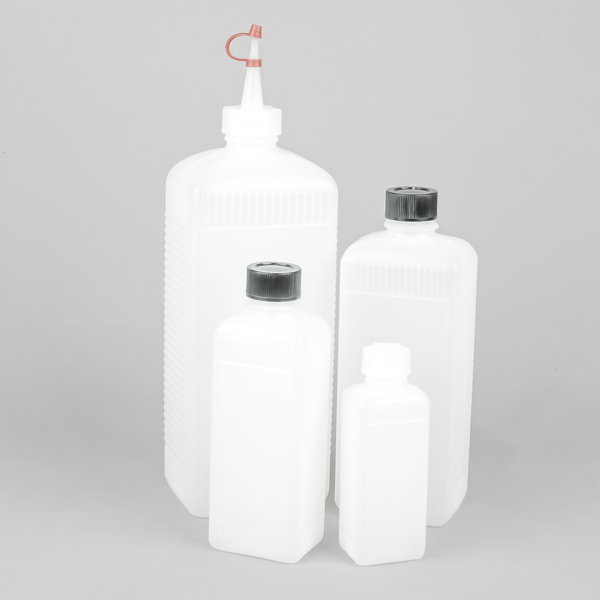 Suppliers of Narrow Neck Rectangular Plastic Bottle Series 310 HDPE UK