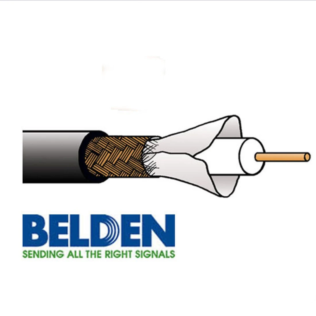 BELDEN 1505A VIDEO BRILLIANCE  3GHD  COAX BLACK PVC 305M