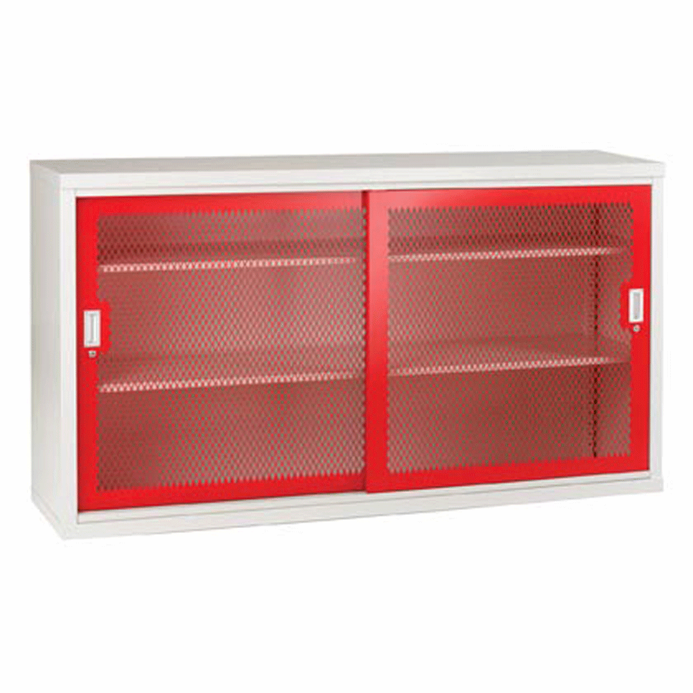 Sliding Door Mesh Cabinet 1020H x 1830W x 460D