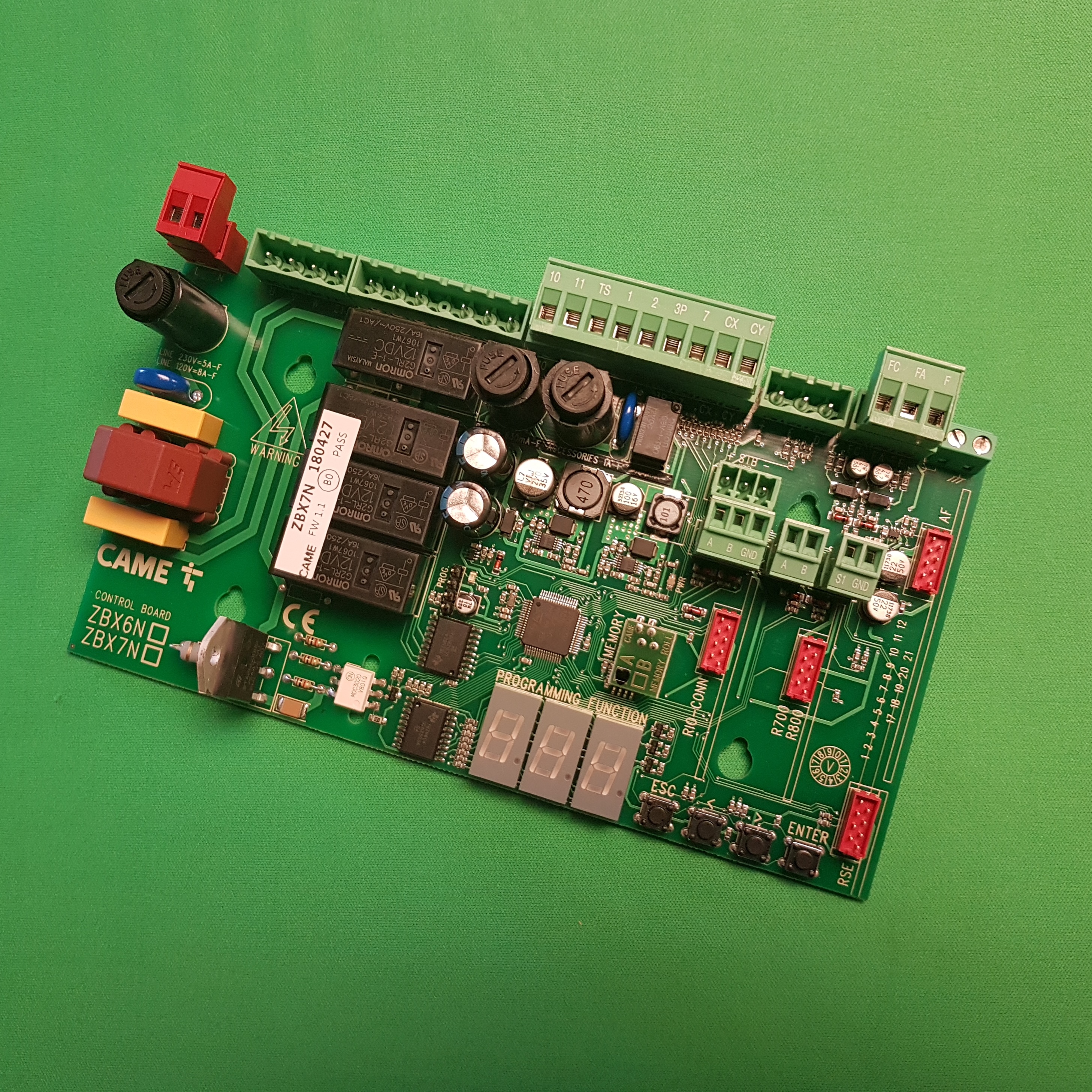 CAME ZBX&#45;7N was ZBX&#45;74 Gate Control Panel PCB