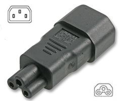 A-P-C14-C5 Power Adaptor 240 Volt C14 Plug - C5 Socket

 ( Adaptor Power)