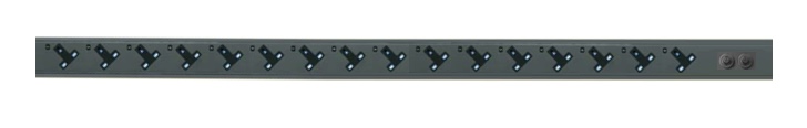 AH-V16UK45-32A-F - InfraPower - Austin Hughes PDU 32A basic PDU: Angled 45 Degree UK13A x16 Outlets (Bank Fused)