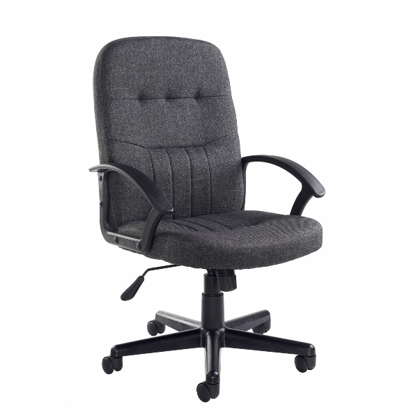 Cavalier Fabric Managers Chair - Charcoal