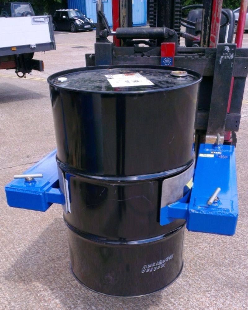 Side Shift Drum Grab Attachment For Forklifts