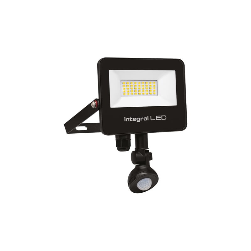 Integral Super Slim 2 Cool White PIR Floodlight 30W IP67