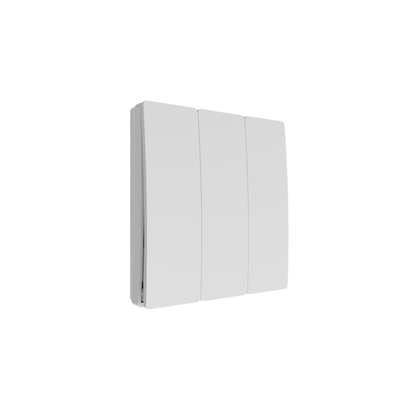 Forum Konect Kinetic Wall Switch 3 Gang Matt White IP65