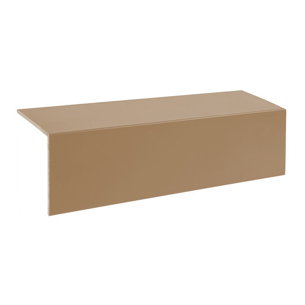 40 x 40 x 1.5mm Aluminium Angle 6m Long Matt Serengeti Sand RAL 1019 v
