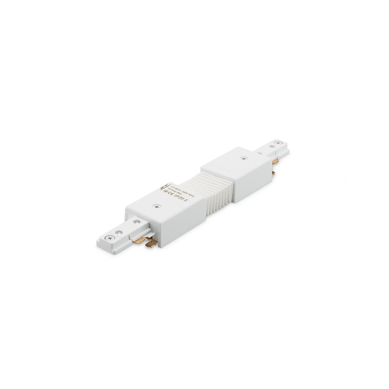 JCC Mainline Mains IP20 Flexible Track Connector White