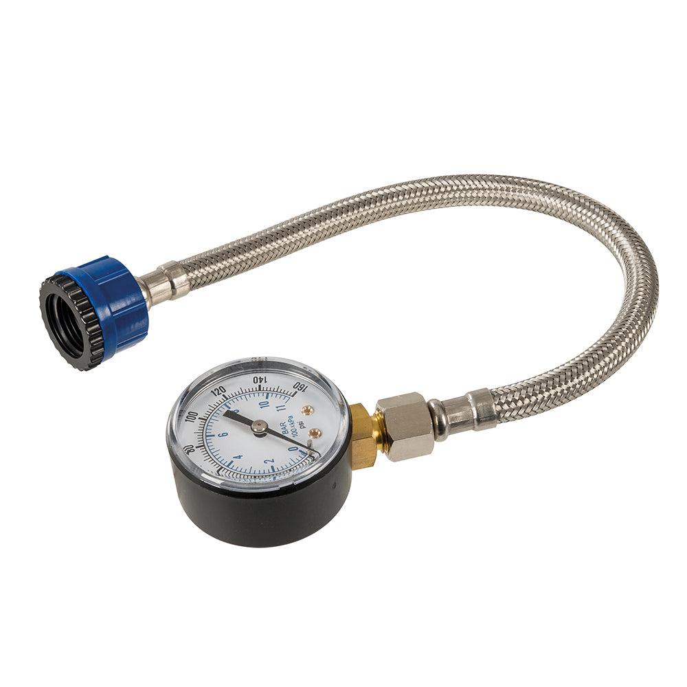 Silverline 482913 Mains Water Pressure Test Gauge 0-11bar (0-160psi)