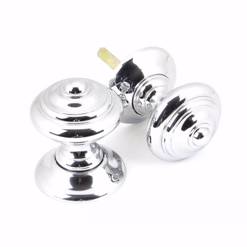 Anvil 90296 Pol. Chrome Mortice Knob Set