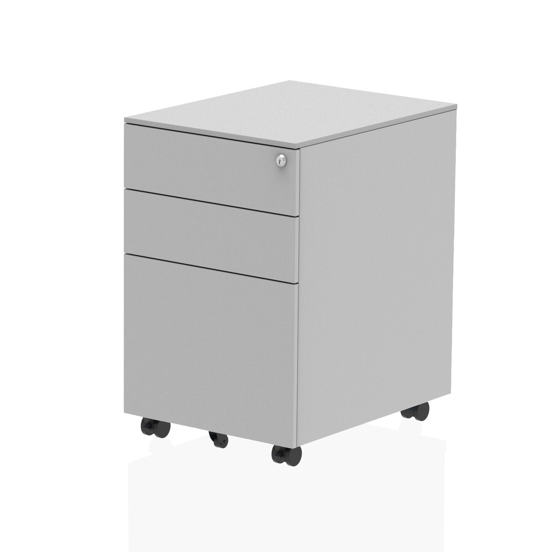Specialising In Steel Mobile Pedestal - 300mm or 390mm Width - Black, Silver or While Option UK