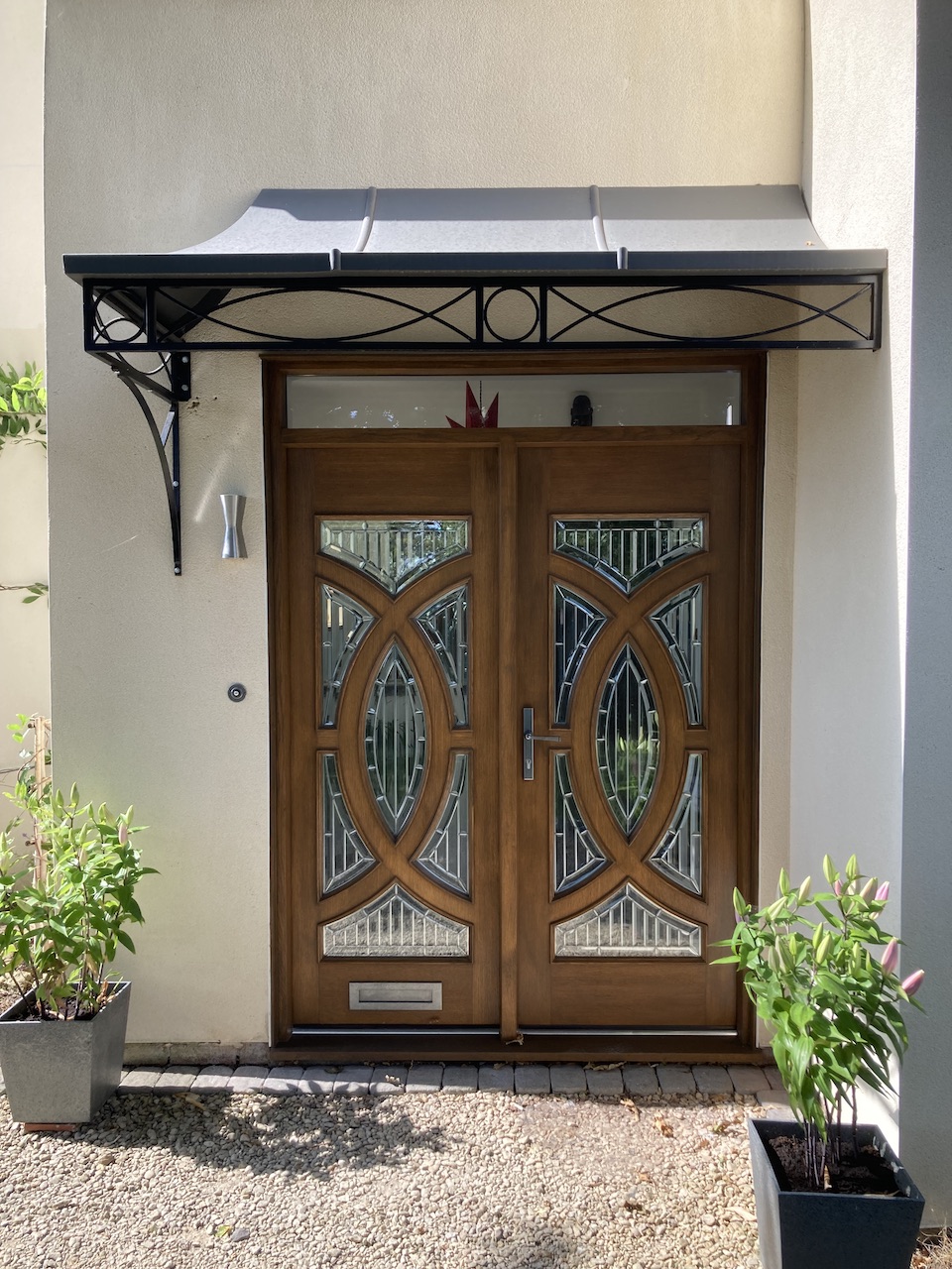 Designers Of Corner Door Canopy