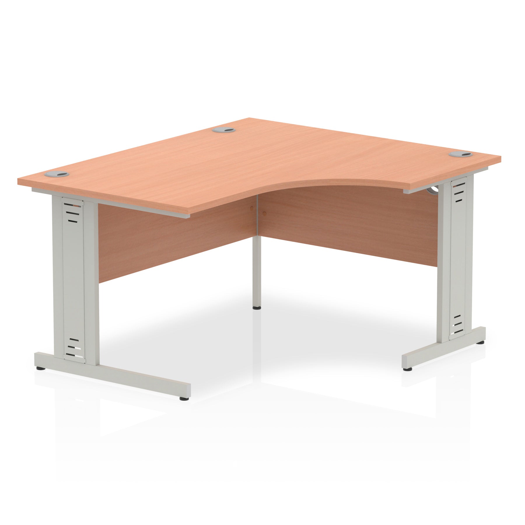 Suppliers Of Impulse Right Hand Crescent Desk Cable Managed Leg - 1400mm - Multiple Colour Options North Yourkshire