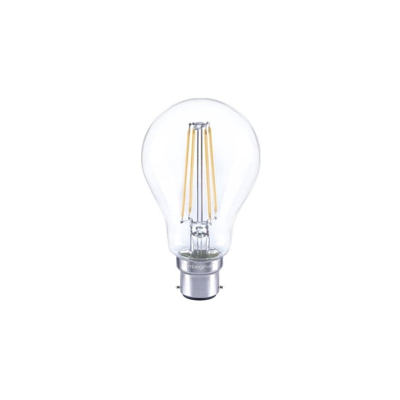 Integral 7W=60W Filament LED Lamp B22 Dimmable 2700K