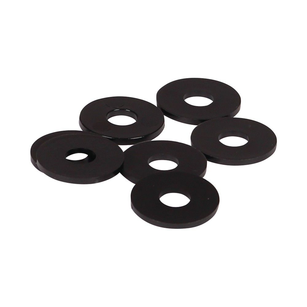 M10 DIN9021 Black Nylon Penny Washers 30mm O/D x 2.5mm Thick