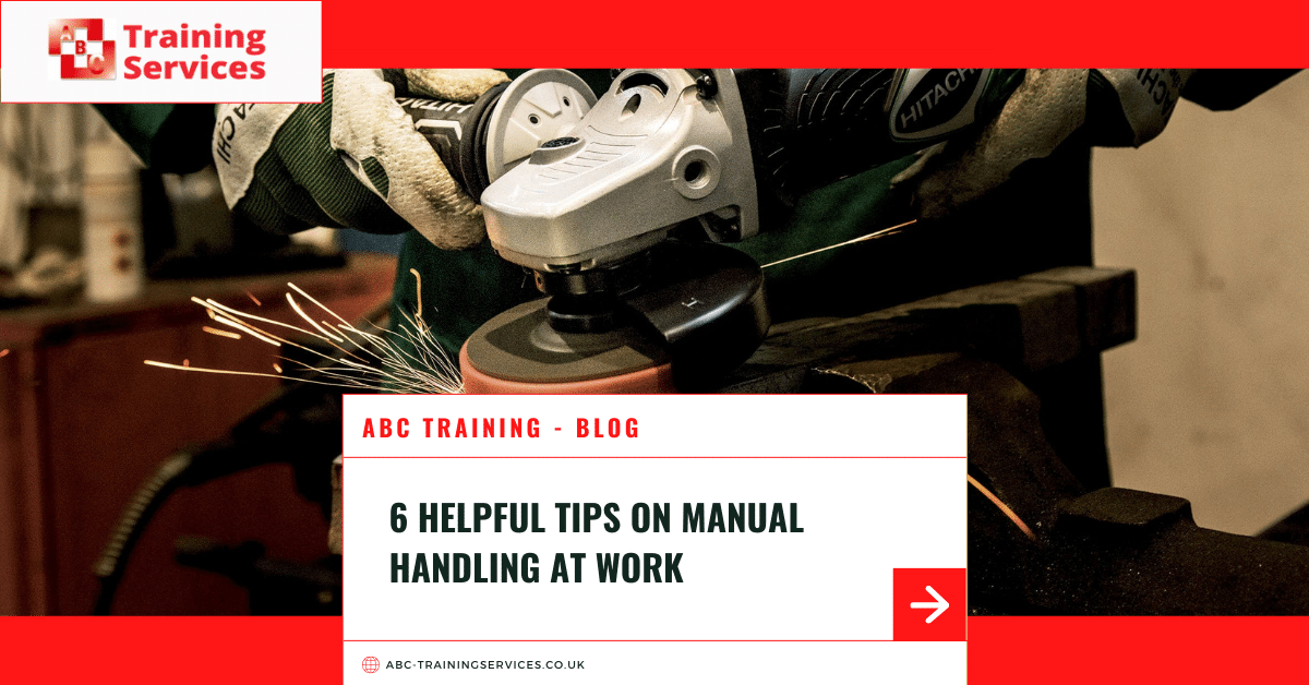  6 helpful tips on manual handling at work