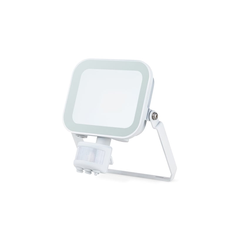 JCC Niteflood LED Floodlight with PIR 20W IP65 4000K White