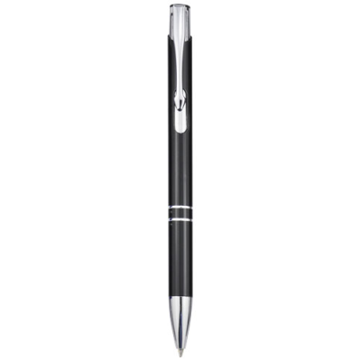 MONETA RECYCLED ALUMINIUM METAL BALL PEN in Solid Black.