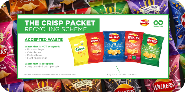 Movetech UK joins the Walkers crisp packet recycling scheme