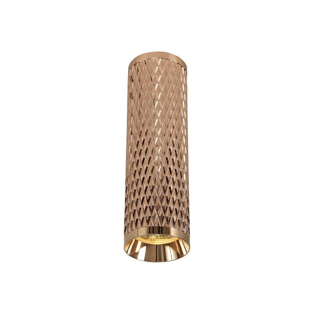 Luxuria Swirl 6cm 20cm Surface Mounted Ceiling Light 1xGU10 Rose Gold