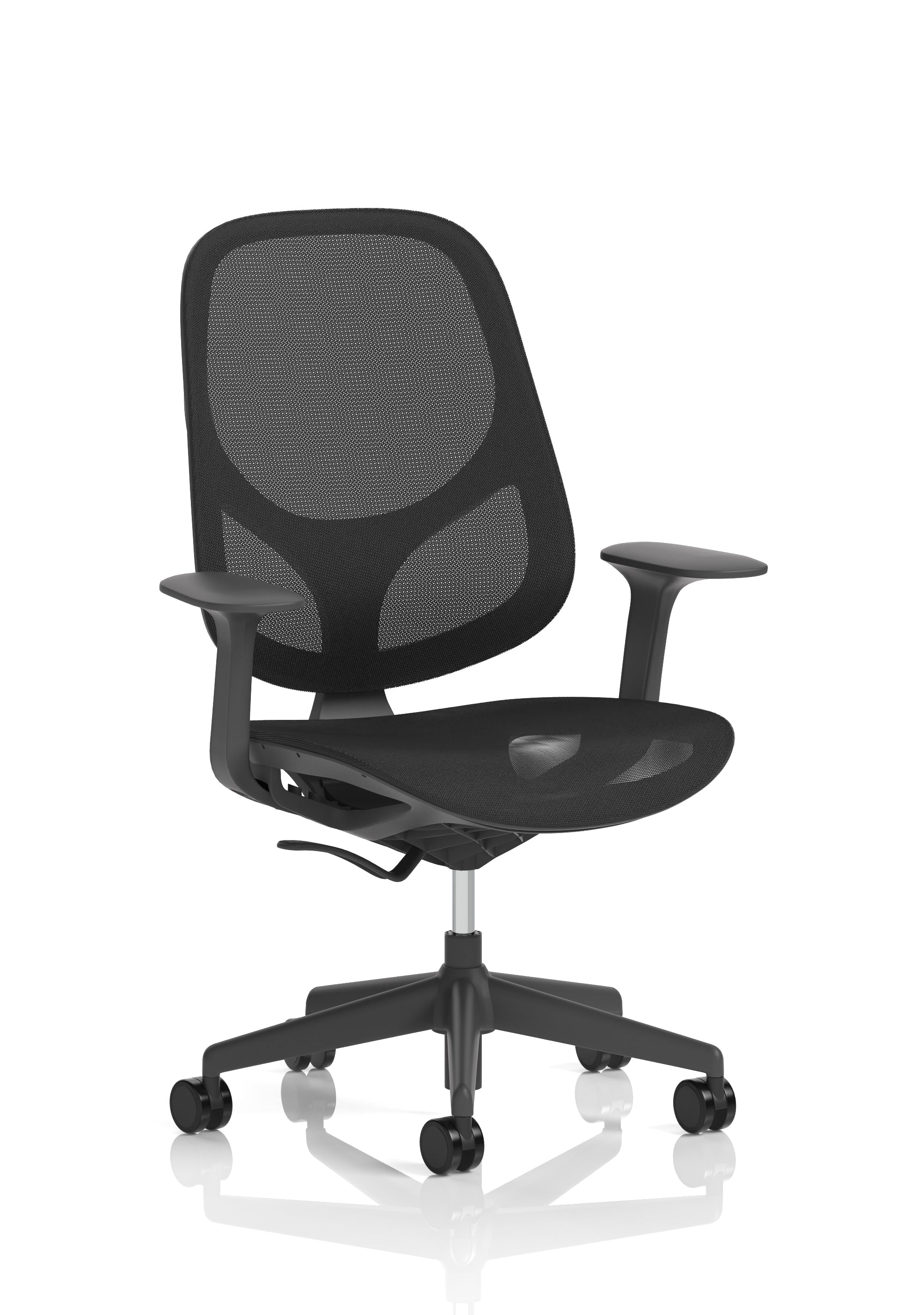 Tutti Mesh Medium Back Task Operator Office Chair with Arms - Available in Five Colours North Yourkshire
