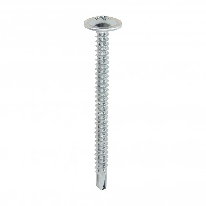 TIMCO Baypole Screws - Wafer Flange - Self-Drilling Point - Zinc