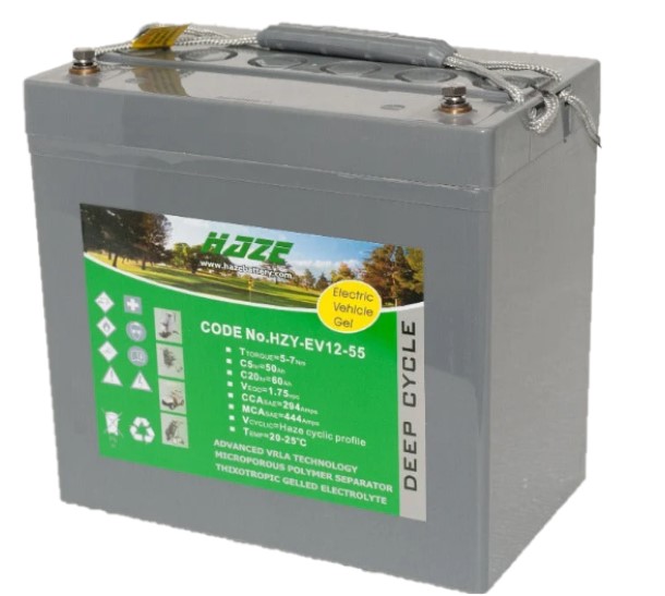 HZY-EV12-55, 12 Volt 55Ah