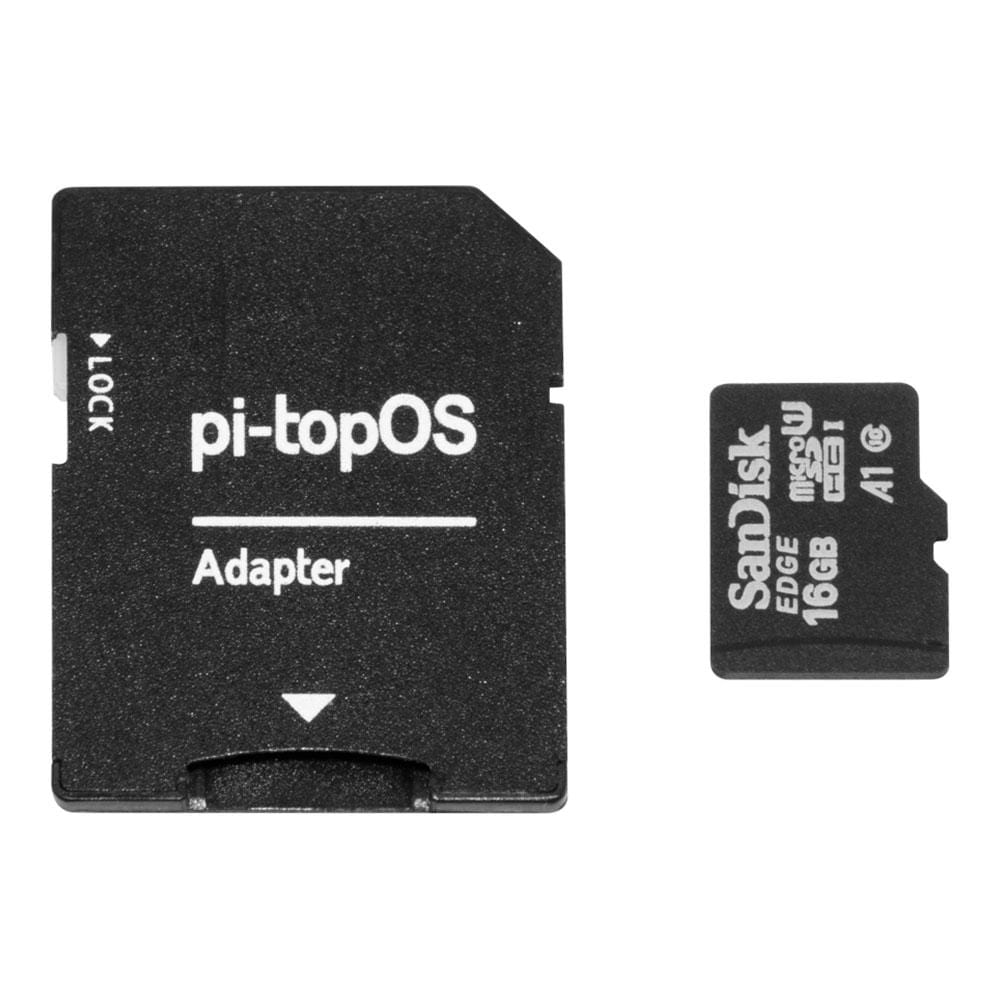 Pi-TopOS on 16Gb SD card