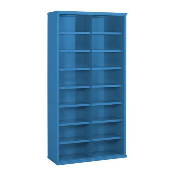 Steel Pigeonhole Cabinet 16 Compartments (2x8) - 253mm