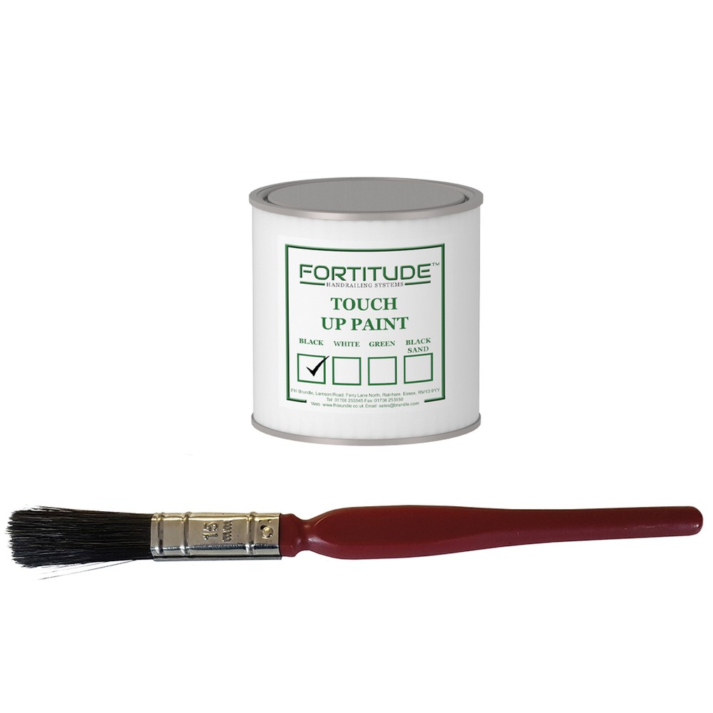 125ml RAL 9005 Black Touch Up Paint c/w 1/2" Brush