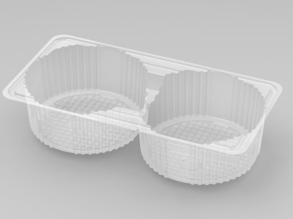 2 Cavity Large Biscuit Tray