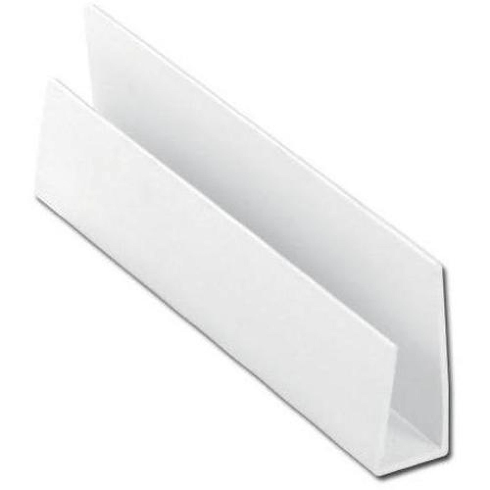 Soffit Board Starter Trim / J Trim White 5mt