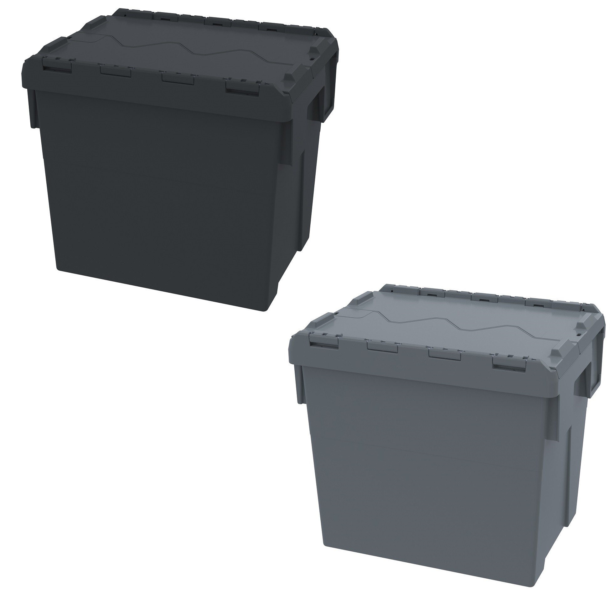 28 Litre Premium Heavy Duty Attached Lid Container