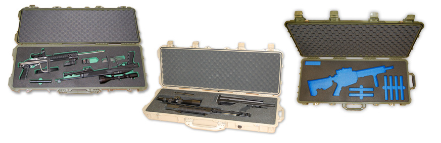 Waterproof Weapon Flight Cases For The Military Industry