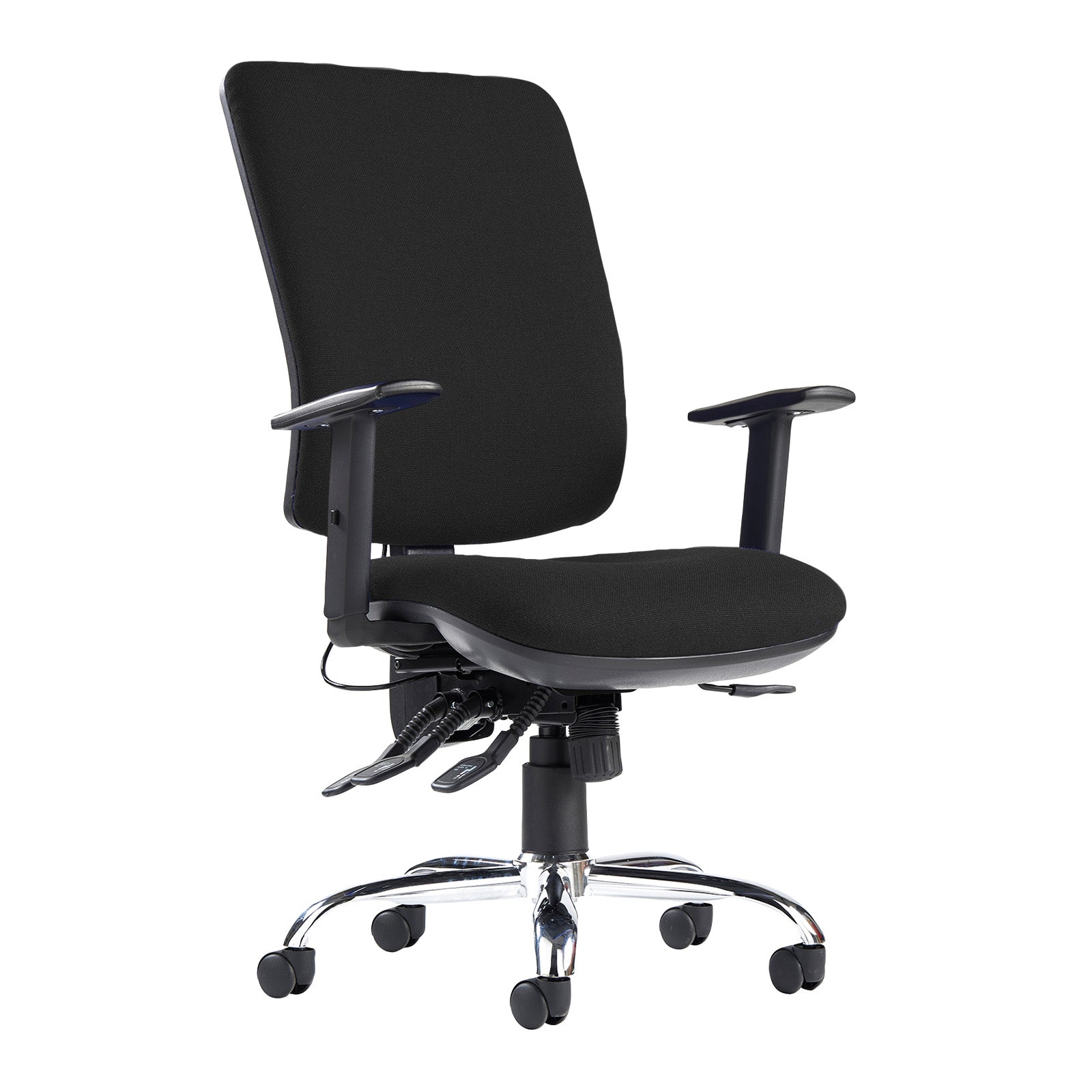 Providers Of Senza Ergonomic 24 Hour Fabric Office Chair - Black or Blue Option - Custom Colours Available Near Me
