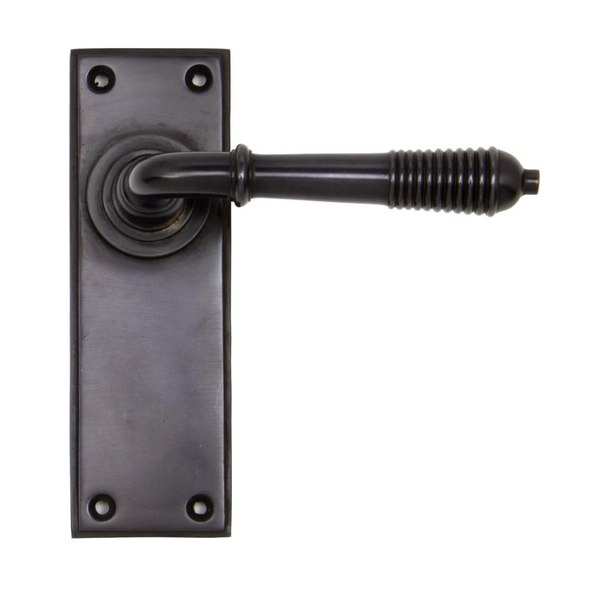 Anvil 83954 Aged Bronze Reeded Lever Latch