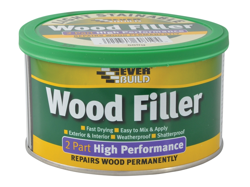 Everbuild 2 Part Wood Filler White 500gr