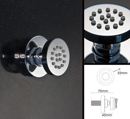 Round Shower Body Jets (80A)