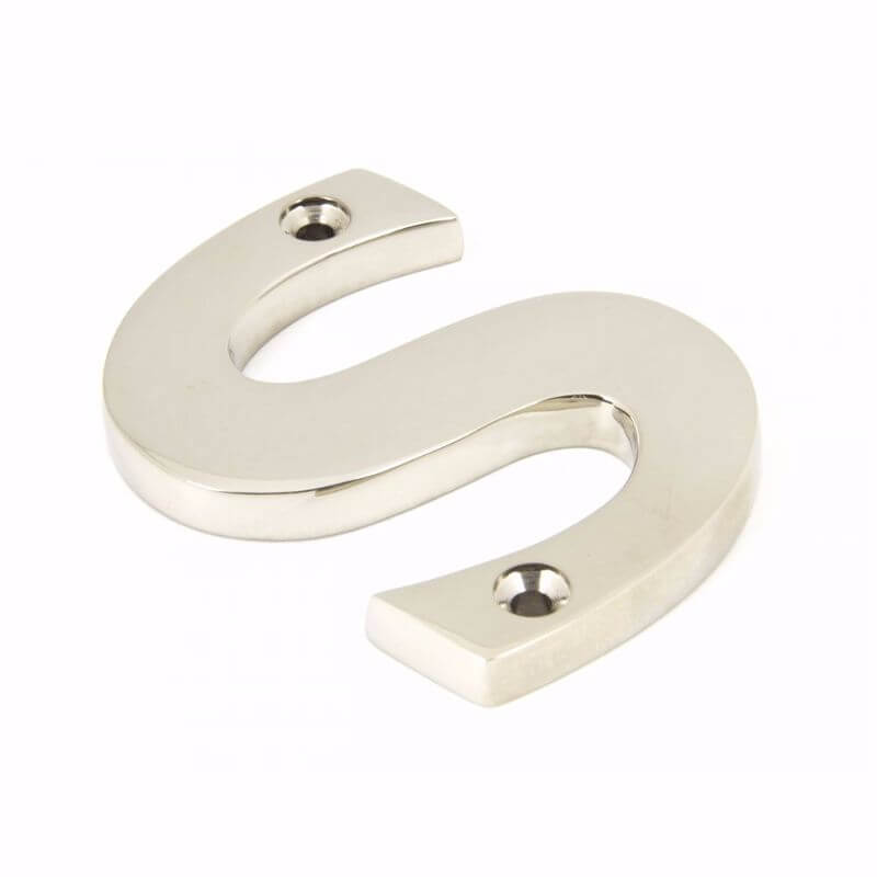 Anvil 90303S Polished Nickel Letter S