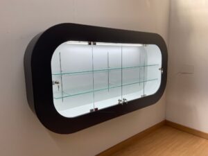 Bespoke Wooden Wall Mounted Trophy Display Cabinets