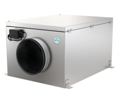 KVK Silent 315 EC Centrifugal circular duct fan, insulated. 3,070m³/h
