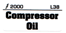 L038 S - Compressor Oil
[L38S]
