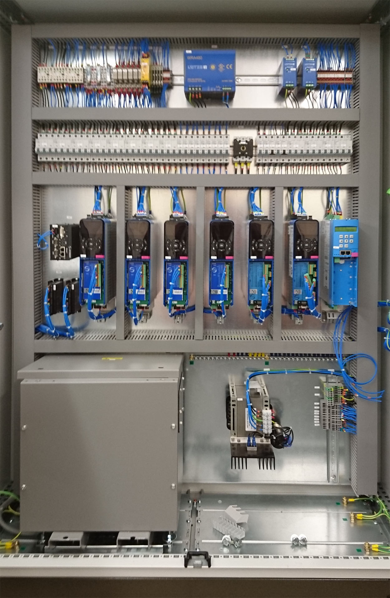 PLC Controlled Electrical Panels For Industrial Machinery