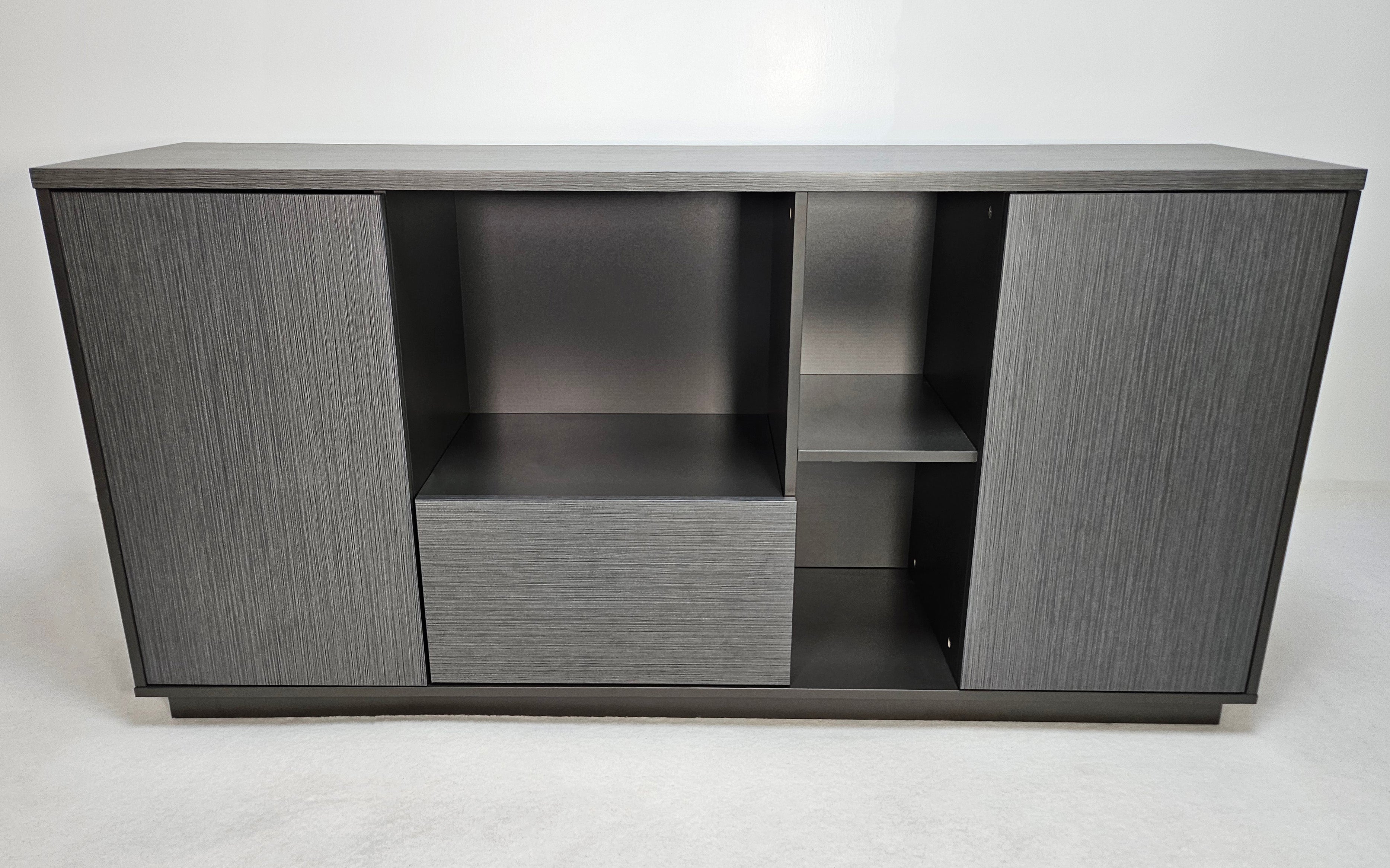 Modern Grey Oak Executive Cupboard - 1600mm - WKO-S0116 UK