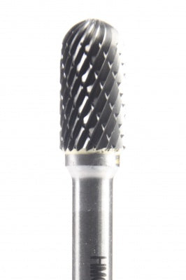 Carbide Burrs - Dome End (Bull nose) Cylinder