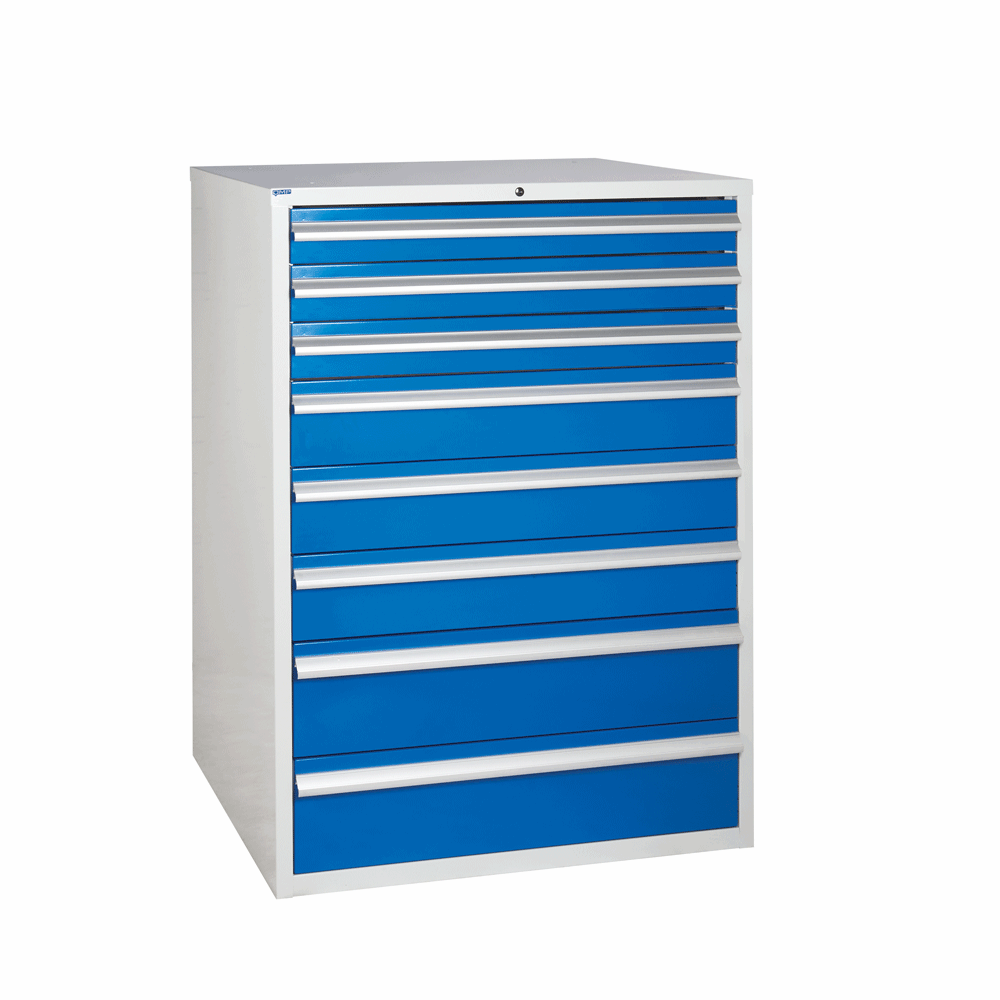 Euroslide Industrial Cabinet 1200H X 900W With 8 Drawers