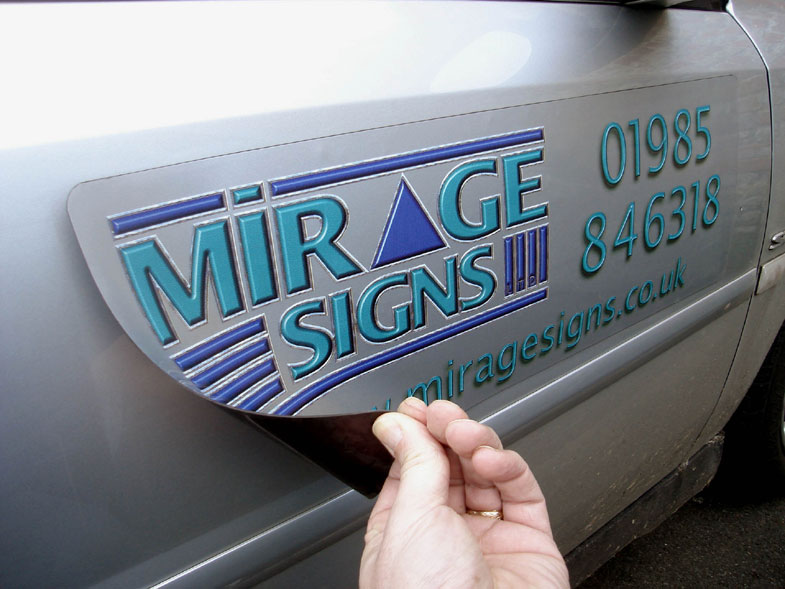 Full-Colour Printed Magnetic Vehicle Graphics