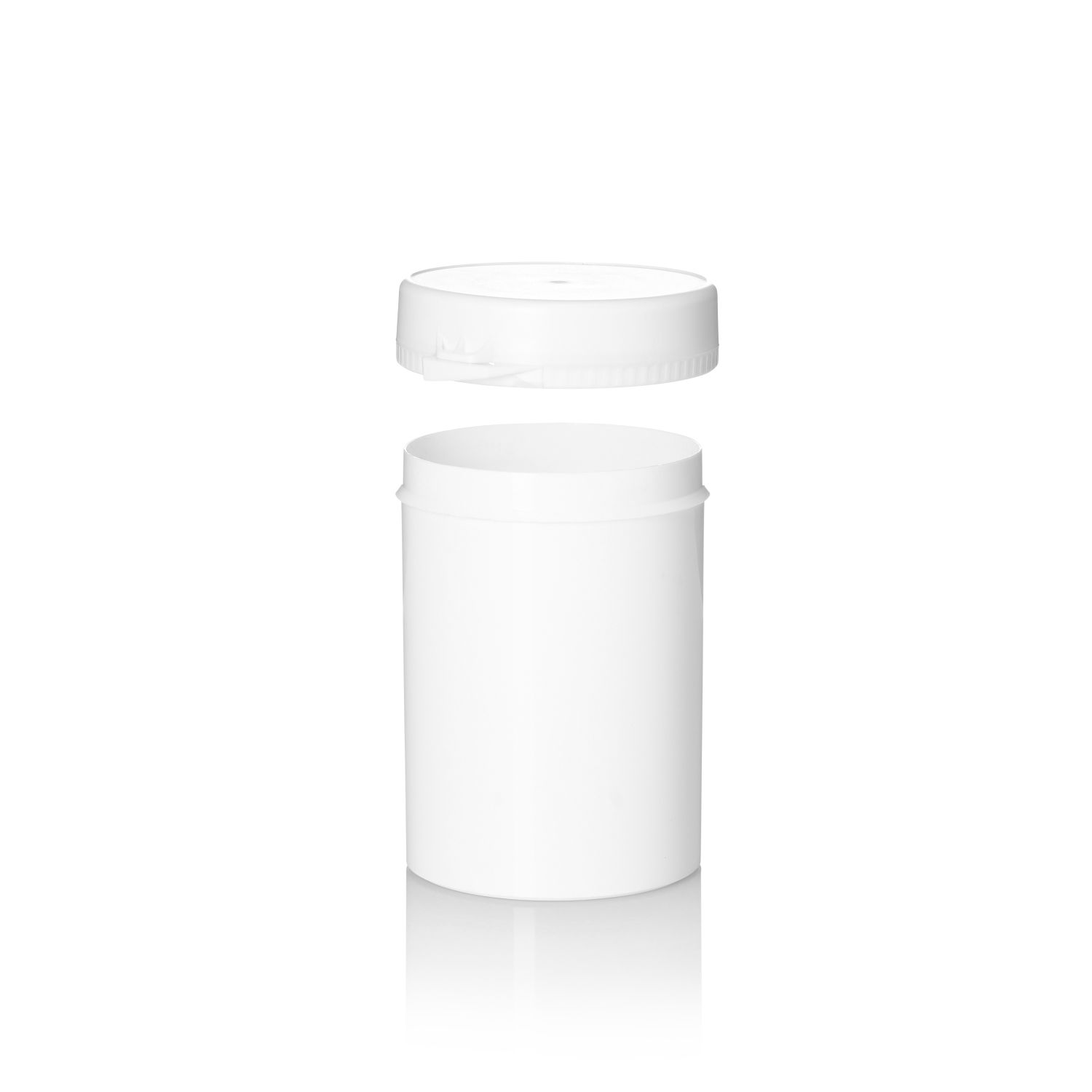 Stockists Of 265ml White PP Tamper Evident Snapsecure Jar